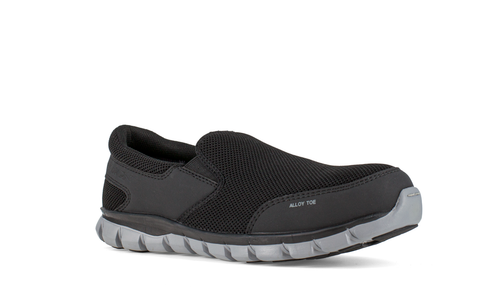 Sublite Cushion Work - RB4037 athletic slip-on work shoe right angle view